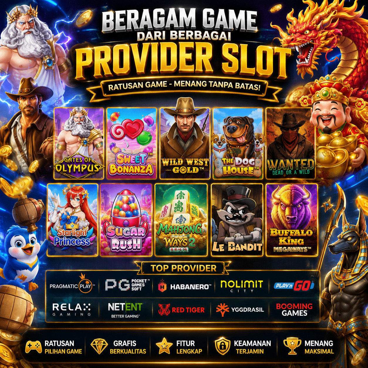 Koleksi Game Hotdog Gaming Populer yang Seru untuk Berbagai Gaya Bermain